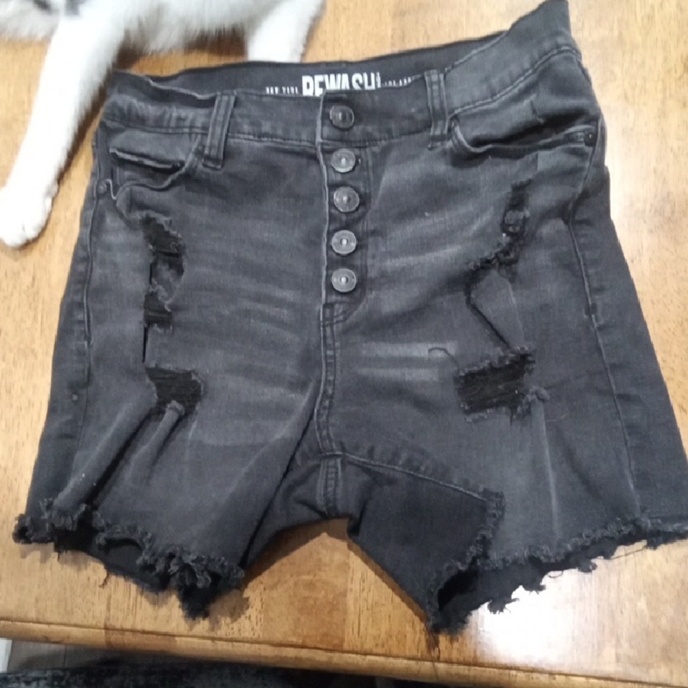 Rewash Black Shorts